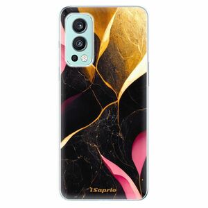 Odolné silikonové pouzdro iSaprio - Gold Pink Marble - OnePlus Nord 2 5G obraz