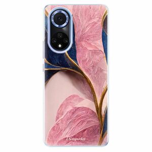 Odolné silikonové pouzdro iSaprio - Pink Blue Leaves - Huawei Nova 9 obraz