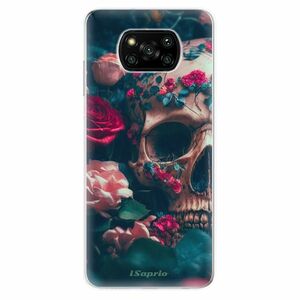 Odolné silikonové pouzdro iSaprio - Skull in Roses - Xiaomi Poco X3 Pro / X3 NFC obraz