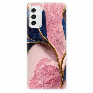 Odolné silikonové pouzdro iSaprio - Pink Blue Leaves - Samsung Galaxy M52 5G obraz