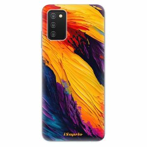 Odolné silikonové pouzdro iSaprio - Orange Paint - Samsung Galaxy A03s obraz