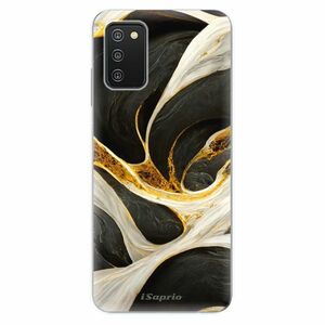 Odolné silikonové pouzdro iSaprio - Black and Gold - Samsung Galaxy A03s obraz