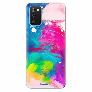 Odolné silikonové pouzdro iSaprio - Abstract Paint 03 - Samsung Galaxy A03s obraz