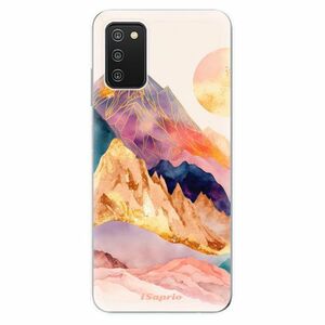 Odolné silikonové pouzdro iSaprio - Abstract Mountains - Samsung Galaxy A03s obraz