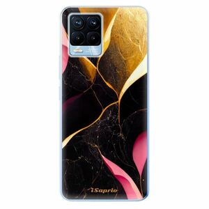 Odolné silikonové pouzdro iSaprio - Gold Pink Marble - Realme 8 / 8 Pro obraz