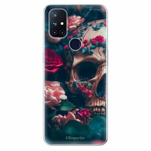 Odolné silikonové pouzdro iSaprio - Skull in Roses - OnePlus Nord N10 5G obraz