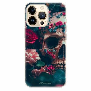 Odolné silikonové pouzdro iSaprio - Skull in Roses - iPhone 13 Pro Max obraz