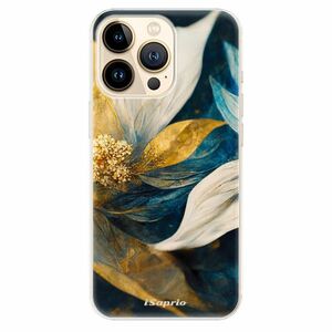 Odolné silikonové pouzdro iSaprio - Gold Petals - iPhone 13 Pro Max obraz