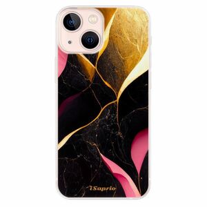 Odolné silikonové pouzdro iSaprio - Gold Pink Marble - iPhone 13 mini obraz