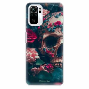 Odolné silikonové pouzdro iSaprio - Skull in Roses - Xiaomi Redmi Note 10 / Note 10S obraz