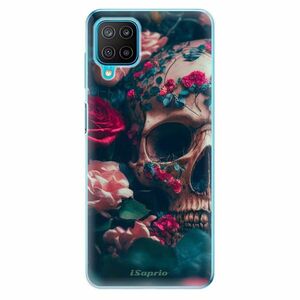 Odolné silikonové pouzdro iSaprio - Skull in Roses - Samsung Galaxy M12 obraz