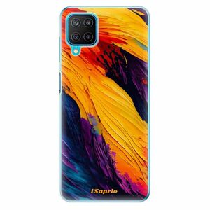 Odolné silikonové pouzdro iSaprio - Orange Paint - Samsung Galaxy M12 obraz
