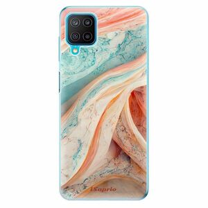 Odolné silikonové pouzdro iSaprio - Orange and Blue - Samsung Galaxy M12 obraz