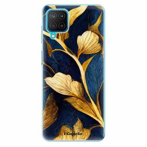 Odolné silikonové pouzdro iSaprio - Gold Leaves - Samsung Galaxy M12 obraz