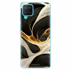 Odolné silikonové pouzdro iSaprio - Black and Gold - Samsung Galaxy M12 obraz