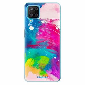 Odolné silikonové pouzdro iSaprio - Abstract Paint 03 - Samsung Galaxy M12 obraz
