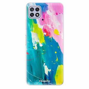Odolné silikonové pouzdro iSaprio - Abstract Paint 04 - Samsung Galaxy A22 5G obraz