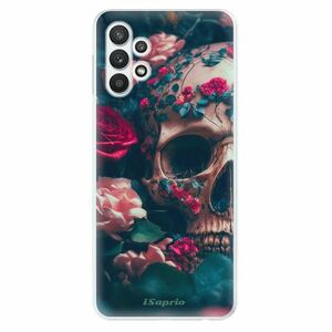 Odolné silikonové pouzdro iSaprio - Skull in Roses - Samsung Galaxy A32 obraz