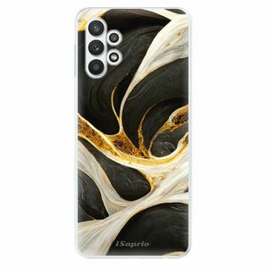 Odolné silikonové pouzdro iSaprio - Black and Gold - Samsung Galaxy A32 obraz