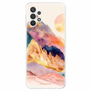 Odolné silikonové pouzdro iSaprio - Abstract Mountains - Samsung Galaxy A32 obraz