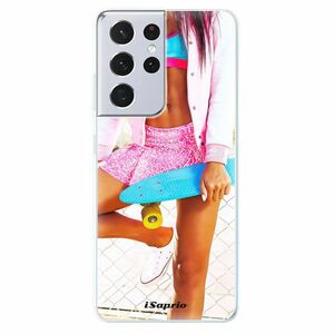 Odolné silikonové pouzdro iSaprio - Skate girl 01 - Samsung Galaxy S21 Ultra obraz