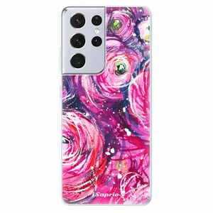 Odolné silikonové pouzdro iSaprio - Pink Bouquet - Samsung Galaxy S21 Ultra obraz