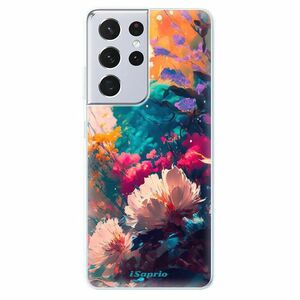 Odolné silikonové pouzdro iSaprio - Flower Design - Samsung Galaxy S21 Ultra obraz