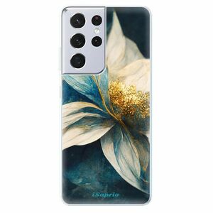 Odolné silikonové pouzdro iSaprio - Blue Petals - Samsung Galaxy S21 Ultra obraz
