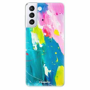 Odolné silikonové pouzdro iSaprio - Abstract Paint 04 - Samsung Galaxy S21+ obraz