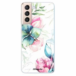 Odolné silikonové pouzdro iSaprio - Flower Art 01 - Samsung Galaxy S21 obraz