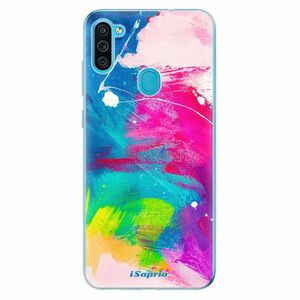 Odolné silikonové pouzdro iSaprio - Abstract Paint 03 - Samsung Galaxy M11 obraz