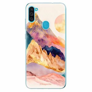 Odolné silikonové pouzdro iSaprio - Abstract Mountains - Samsung Galaxy M11 obraz