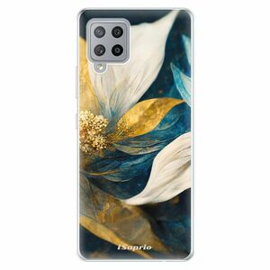 Odolné silikonové pouzdro iSaprio - Gold Petals - Samsung Galaxy A42 obraz
