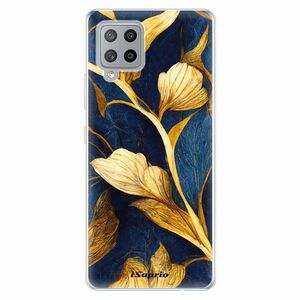 Odolné silikonové pouzdro iSaprio - Gold Leaves - Samsung Galaxy A42 obraz