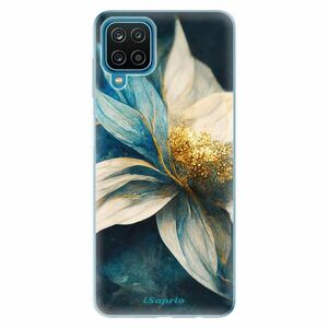 Odolné silikonové pouzdro iSaprio - Blue Petals - Samsung Galaxy A12 obraz