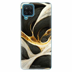 Odolné silikonové pouzdro iSaprio - Black and Gold - Samsung Galaxy A12 obraz