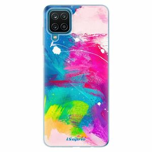 Odolné silikonové pouzdro iSaprio - Abstract Paint 03 - Samsung Galaxy A12 obraz