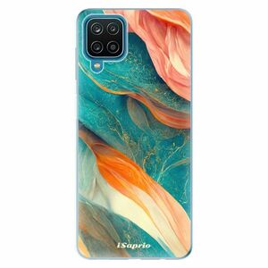 Odolné silikonové pouzdro iSaprio - Abstract Marble - Samsung Galaxy A12 obraz