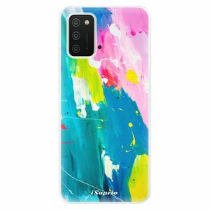 Odolné silikonové pouzdro iSaprio - Abstract Paint 04 - Samsung Galaxy A02s obraz