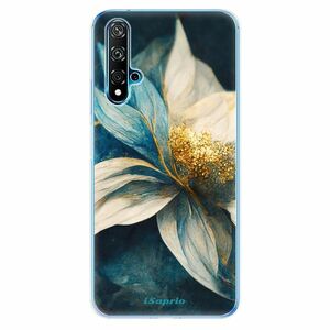 Odolné silikonové pouzdro iSaprio - Blue Petals - Huawei Nova 5T obraz