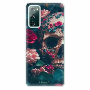 Odolné silikonové pouzdro iSaprio - Skull in Roses - Samsung Galaxy S20 FE obraz