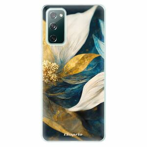 Odolné silikonové pouzdro iSaprio - Gold Petals - Samsung Galaxy S20 FE obraz