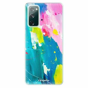 Odolné silikonové pouzdro iSaprio - Abstract Paint 04 - Samsung Galaxy S20 FE obraz