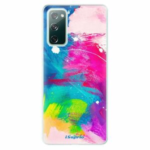Odolné silikonové pouzdro iSaprio - Abstract Paint 03 - Samsung Galaxy S20 FE obraz