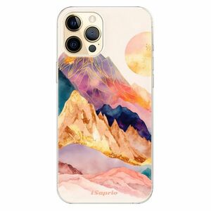 Odolné silikonové pouzdro iSaprio - Abstract Mountains - iPhone 12 Pro obraz