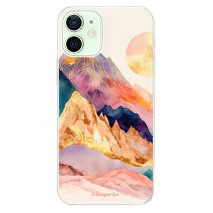 Odolné silikonové pouzdro iSaprio - Abstract Mountains - iPhone 12 obraz