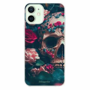 Odolné silikonové pouzdro iSaprio - Skull in Roses - iPhone 12 mini obraz