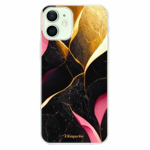 Odolné silikonové pouzdro iSaprio - Gold Pink Marble - iPhone 12 mini obraz