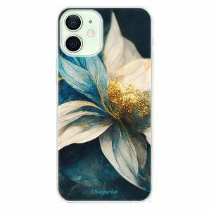 Odolné silikonové pouzdro iSaprio - Blue Petals - iPhone 12 mini obraz