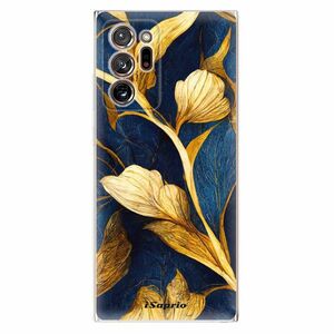 Odolné silikonové pouzdro iSaprio - Gold Leaves - Samsung Galaxy Note 20 Ultra obraz
